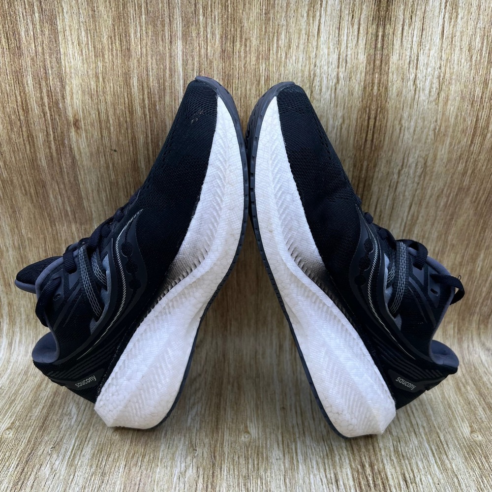 Saucony Triumph 20 Running Shoes Women's Size 7.5 Wide Black White S10760-10 - Picture 7 of 10
